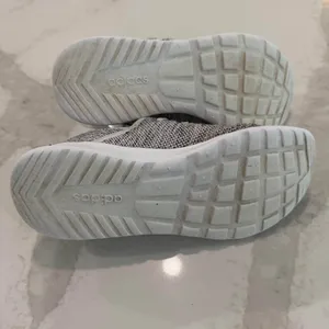 Adidas Cloudfoam Athletic Running Shoes Womens 6.5 Gray/White Lifestyle Sneakers thumbnail 8
