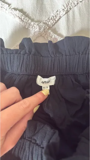 Black Aerie Skirt Ruffle thumbnail 4