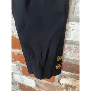 Counterparts Black Capri Button Accent Ankles Skinny Dress Pants Size M thumbnail 2