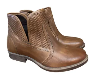 Roan by Bed Stu Gossip Leather Boots Booties Womens Size 6 Brown Western Casual thumbnail 1