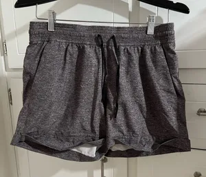Lululemon Gray Shorts with Drawstring thumbnail 1