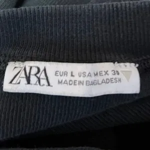 Zara Black Rib Knit Sleeveless Racerback Cami Camisole Crop Sweater Tank Top L thumbnail 3