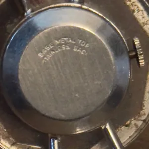 Vintage Lausanne 17 jewels silver hexagon watch thumbnail 4