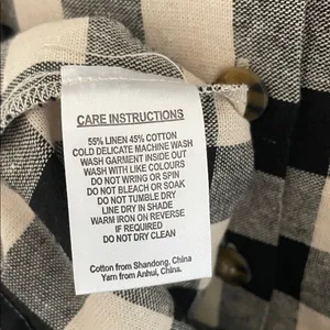 MODCLOTH x PRINCESS HIGHWAY Isabelle Dress Gingham Plaid Cotton Linen Size 10 thumbnail 13