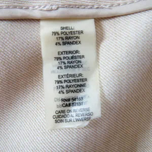Calvin Klein Modern Fit Trousers Tan Herringbone Straight Leg Dress Pants 4 thumbnail 6