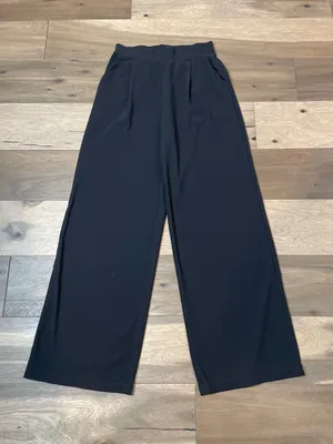 Halara Flex High Waisted Wide Leg Micro Black Pants Size S thumbnail 1