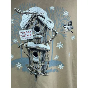 sweatshirt birdhouse winter snowflakes cottagecore thumbnail 3