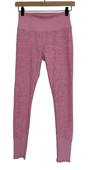 Alo Yoga Alosoft High Waist Lounge Legging in Flamingo Heather - Size M thumbnail 1