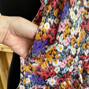 Urban Outfitters Naoi Strappy Mini Dress Colorful Floral Size M thumbnail 10