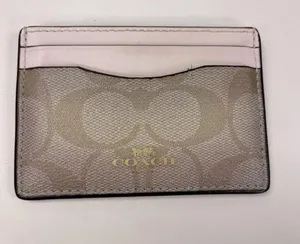 COACH Slim Card Case In Signature Jacquard thumbnail 1
