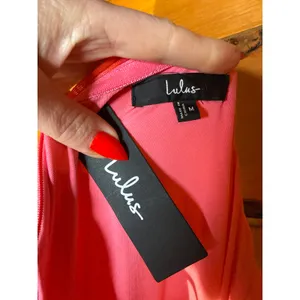 Lulus Chania Pink Multi Abstract Strapless Midi Dess Cruise Resort Party Medium thumbnail 9
