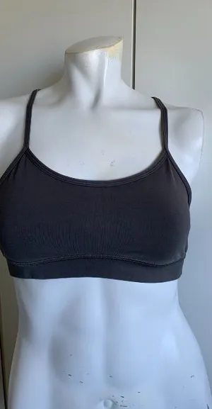 Lululemon Flow Y size small gray pullover Racerback sports bra thumbnail 1
