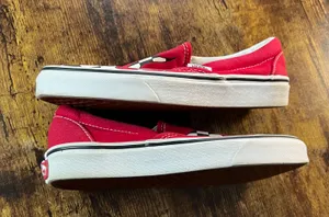 Vans | women’s classic checkerboard drip flame sneakers. Size: 5.5 thumbnail 11