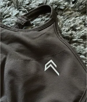 EFFORTLESS SEAMLESS HIGH NECK BRALETTE | DEEP TAUPE Oner Active Medium thumbnail 3