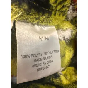 Dr Seuss The Grinch Christmas Pajama Pants Green Plaid Fleece M holiday cozy thumbnail 7