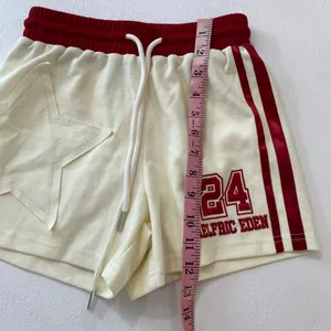 Aelfric Eden Athletic Mesh Shorts XS Cream Red Varsity Y2K NWT thumbnail 7