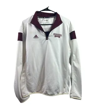 Adidas Mississippi State University Climalite Pullover Sweater thumbnail 1