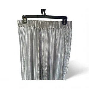 Rachel Zoe Pleated Mettalic Top and Bottom Pants Size Small thumbnail 4