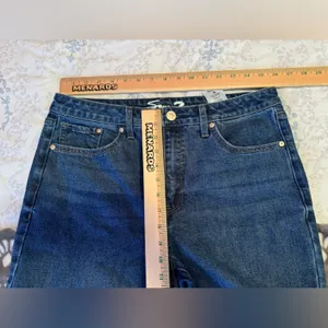 Seven 7 Slim Straight Jeans dark wash women’s‎ size 10 denim pants thumbnail 6