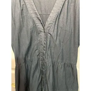 Abercrombie & Fitch Women's Black Tiered Midi Dress Size S Casual thumbnail 5