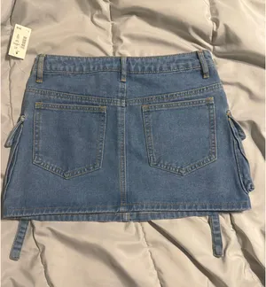 Aeropostale Cargo Mini Denim Skirt thumbnail 2