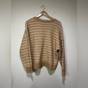 Time and Tru Women's Striped Cardigan Sweater- Size XXL NWT thumbnail 2