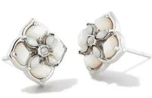 Kendra Scott Dirá Stud Earrings Ivory Mix thumbnail 1
