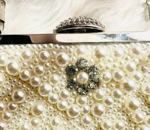 Bridal Clutch/Handbag Tan thumbnail 9