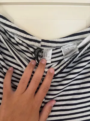 H&M striped pants thumbnail 3
