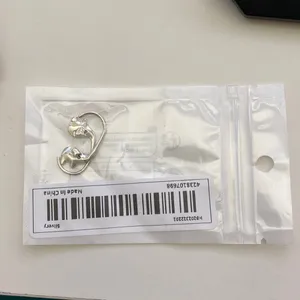Elephant🐘Earrings trunk up= good luck!! Silver thumbnail 5
