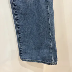 American Eagle Light Wash Slim Bootcut Jeans Size 8 Short Embroidered Pockets thumbnail 3