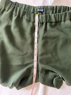 Madewell Women's Scalloped Hem Flat Front Shorts Solid Free Pull-On  Size S thumbnail 4