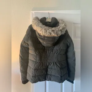 DKNY Olive/Army Green Puffy Coat thumbnail 2