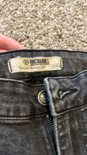 rock'n roll Black Jeans thumbnail 4