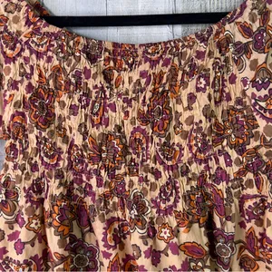 Pinky Size Medium Smocked Front Wear Around Shoulders Shirt Shining Sequins thumbnail 5