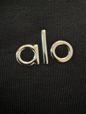 Alo Yoga Accolade 1/4 Zip Pullover Black NWT Quarter Zip Sweatshirt Size Large thumbnail 6