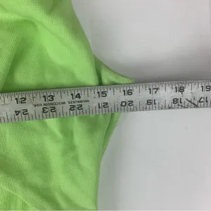 Lovers + Friends women's XL Green V-neck mini dress Sundress twist front open thumbnail 6