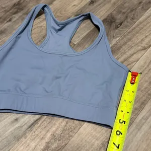 Mura Boutique Dusty blue sports bra + leggings workout set thumbnail 2
