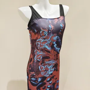 Others Follow Square Neck Spaghetti Strap Midi Dress thumbnail 3