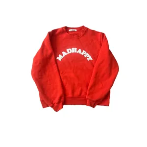 Madhappy Cooper Capsule Fleece Crewneck Sweatshirt Red with Logo Streetwear thumbnail 2