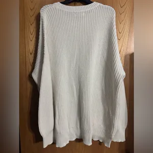 Aeropostale Women's White Crew Neck Sweater thumbnail 2