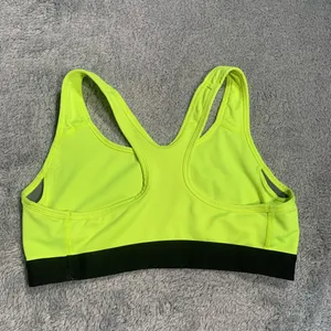 Nike Pro Women's Bright Yellow Sports Bra thumbnail 3