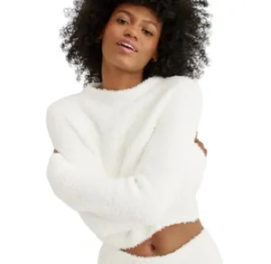 White Fluffy  Top thumbnail 5