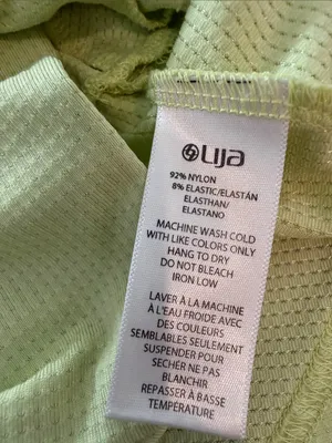 Lija Match Skort tennis pickleball tiered skirt athletic lime green XS thumbnail 11