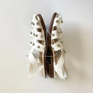 Universal Threads Winnie White Studded Strappy Fisherman Sandals Women’s 9.5 NEW thumbnail 3