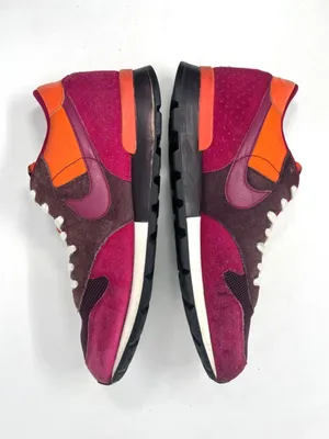 Nike Internationalist Retro Burgundy Pink Orange Suede Mesh Sneakers 11.5 thumbnail 3