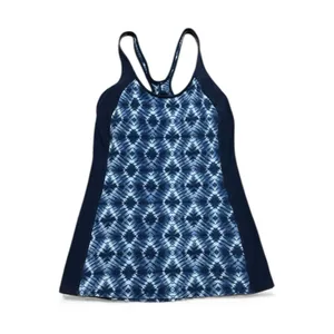PATAGONIA razor back tank top with Bra size Small blue organic cotton thumbnail 2