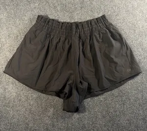 Offline by Aerie Womens XXL Black High Rise Running Shorts Athletic Lined thumbnail 1