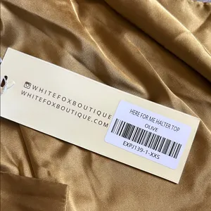 white fox here for me halter top thumbnail 5