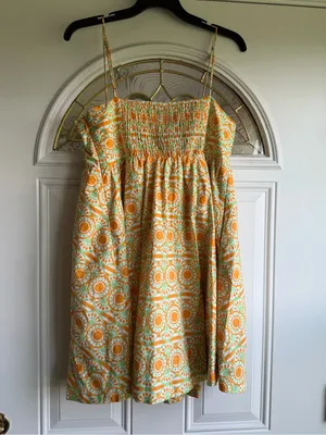Anthropologie Maeve Printed Babydoll Mini Dress thumbnail 7